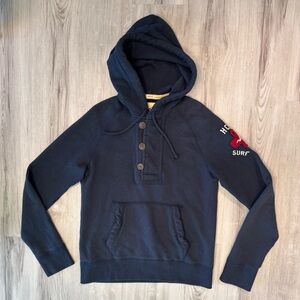 Hollister Dark Blue Hoodie Sweater